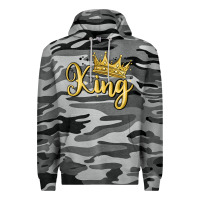 Slate Camo king Premium Hoodie - MaliasSmallBusiness