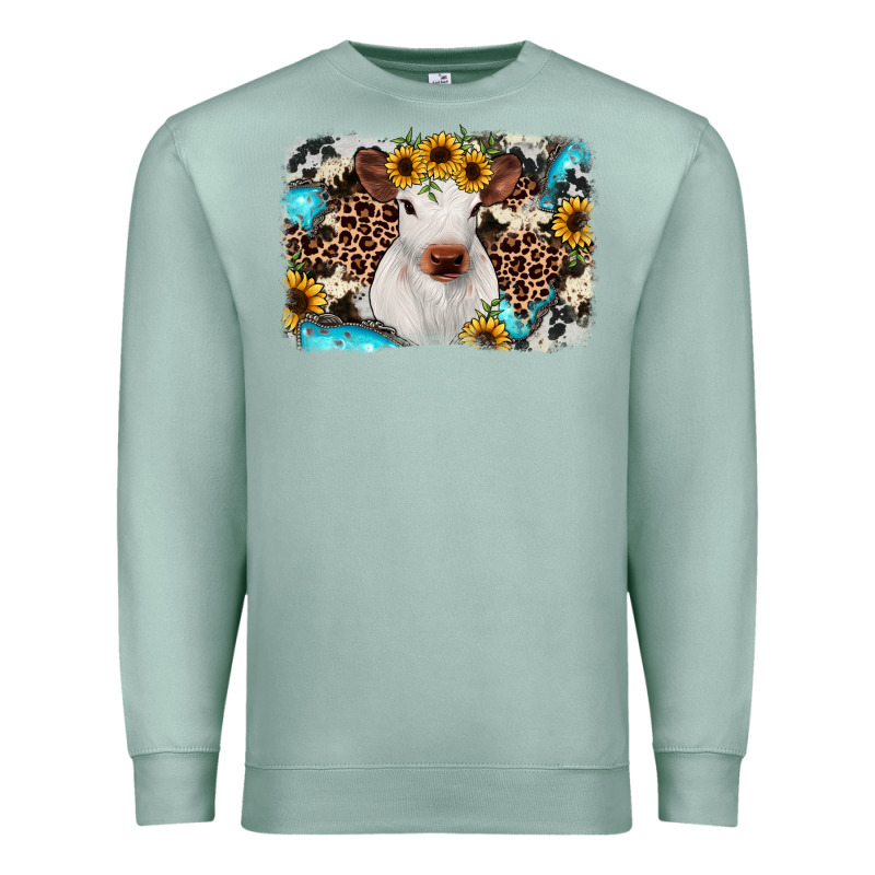 Cowhide Leopard Calf Premium Sweatshirt by JahusDesignShop | Teevron