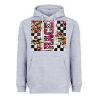 Heather Grey race Heavyweight Hoodie - JahusDesignShop