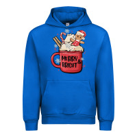 Cobalt merry and bright Urban Hoodie - MaliasSmallBusiness