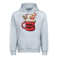 Heather Grey merry and bright Urban Hoodie - MaliasSmallBusiness