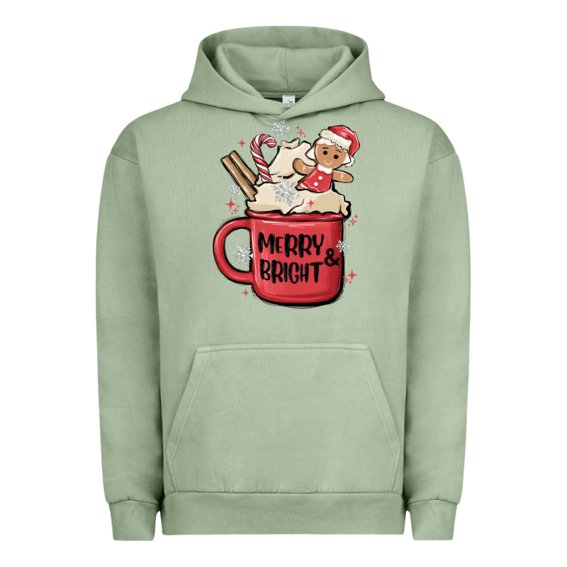 Merry And Bright Urban Hoodie by MaliasSmallBusiness | Teevron