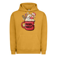 Pigment Peanut Butter merry and bright Urban Hoodie - MaliasSmallBusiness