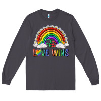 Smoke love wins with daisy and heart Long Sleeve Tee - texasbilliewilder