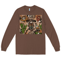 Chestnut western rodeo Long Sleeve Tee - AdoDesignShop