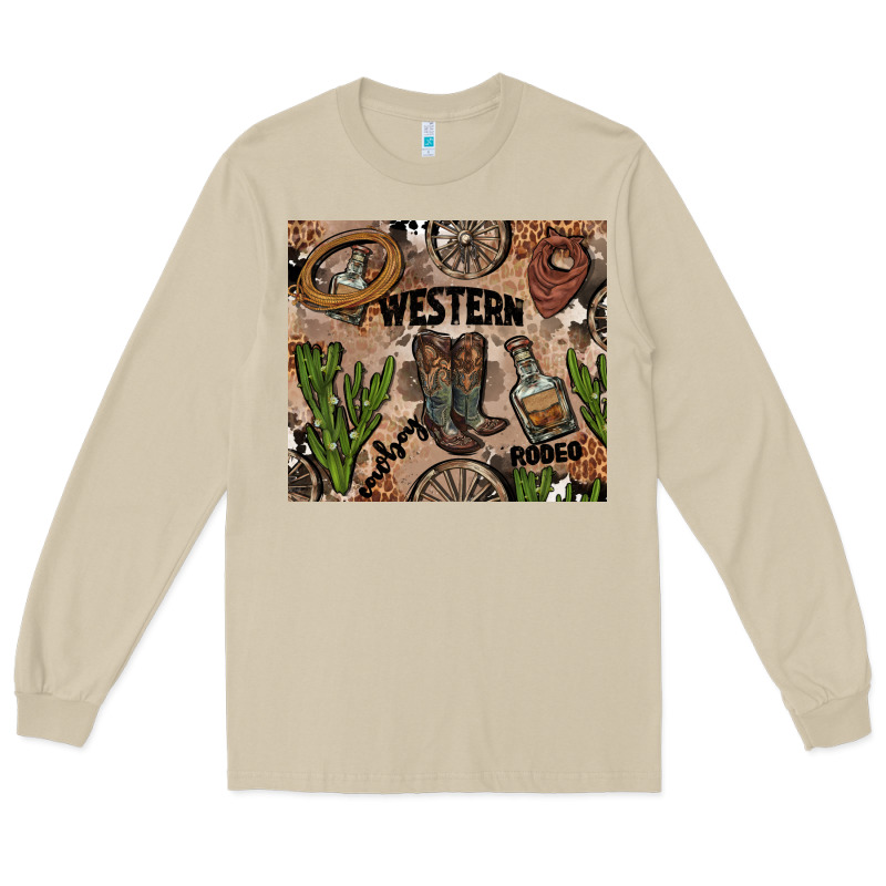 Western Rodeo Long Sleeve Tee by AdoDesignShop | Teevron