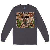 Smoke western rodeo Long Sleeve Tee - AdoDesignShop