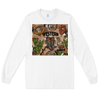 White western rodeo Long Sleeve Tee - AdoDesignShop