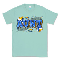Seafoam aunt volleyball Classic Tee - Zillion Design Studio