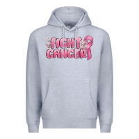 Heather Grey nobody fights alone Premium Hoodie - MaliasSmallBusiness