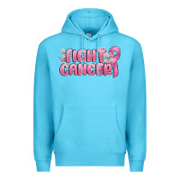 Ocean Blue nobody fights alone Premium Hoodie - MaliasSmallBusiness