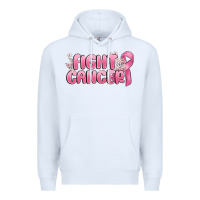 White nobody fights alone Premium Hoodie - MaliasSmallBusiness