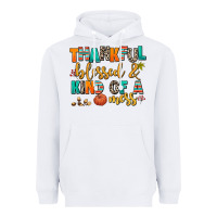 White thankful  blessed and kind of a mess Heavyweight Hoodie - AdoDesignShop