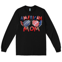 Black American mom Long Sleeve Tee - Zillion Design Studio