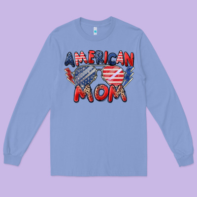 Long Sleeve Tee American mom