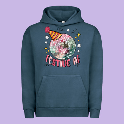 Festive Af Urban Hoodie Designed By Maliassmallbusiness