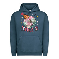 Pigment Midnight Navy festive af Urban Hoodie - MaliasSmallBusiness