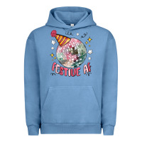 Pigment Pebble Blue festive af Urban Hoodie - MaliasSmallBusiness