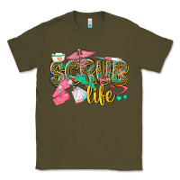 Army Green scrub life Classic Tee - texasbilliewilder