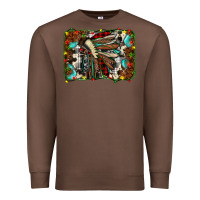 Chestnut christmas indian headdress Premium Sweatshirt - JahusDesignShop