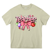 Mossy easter teacher Heavy Core Tee - CowhideDigitalArt