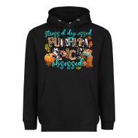 Black stressed depressed pumpkin spice obsessed Heavyweight Hoodie - AdoDesignShop