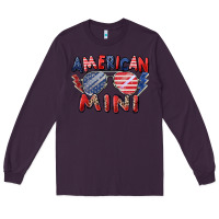 Plum American mini Long Sleeve Tee - Zillion Design Studio