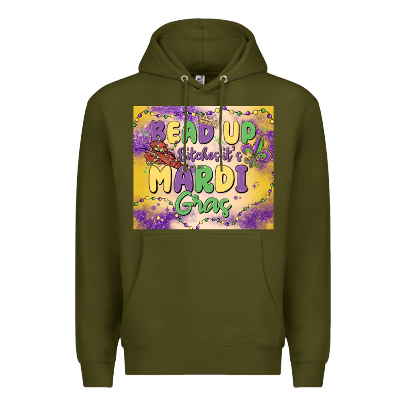 Bead Up Bitches It's Mardi Gras Premium Hoodie by MaliasSmallBusiness | Teevron