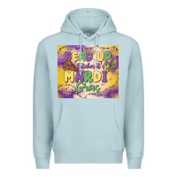 Blue Mist bead up bitches it's mardi gras Premium Hoodie - MaliasSmallBusiness