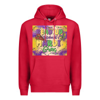 Cardinal bead up bitches it's mardi gras Premium Hoodie - MaliasSmallBusiness