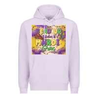 Lilac bead up bitches it's mardi gras Premium Hoodie - MaliasSmallBusiness