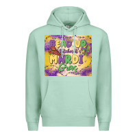 Seafoam bead up bitches it's mardi gras Premium Hoodie - MaliasSmallBusiness