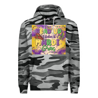 Slate Camo bead up bitches it's mardi gras Premium Hoodie - MaliasSmallBusiness
