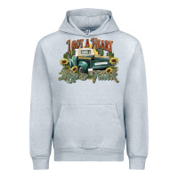 Heather Grey i got a heart like a truck western sunflower Urban Hoodie - NancyCooperArtShop