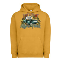 Pigment Peanut Butter i got a heart like a truck western sunflower Urban Hoodie - NancyCooperArtShop