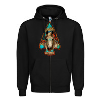 Black arrowhead horse Zipper Hoodie - RanaPortraitStore