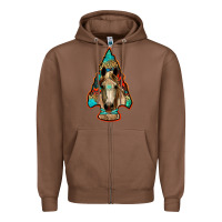 Chestnut arrowhead horse Zipper Hoodie - RanaPortraitStore