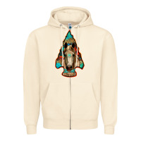 Sandshell arrowhead horse Zipper Hoodie - RanaPortraitStore