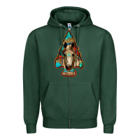 Sports Green arrowhead horse Zipper Hoodie - RanaPortraitStore
