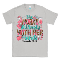 Moon Dust she works willingly with her hands Classic Tee - texasbilliewilder