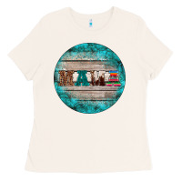 Bone western turquoises mama ornament Ladies Tee - BarkalooDesign