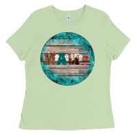 Matcha western turquoises mama ornament Ladies Tee - BarkalooDesign
