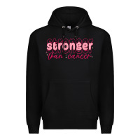 Black stronger than cancer Premium Hoodie - MaliasSmallBusiness