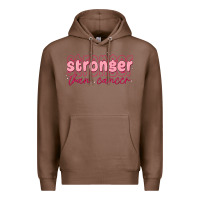 Chestnut stronger than cancer Premium Hoodie - MaliasSmallBusiness