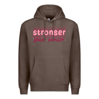 Coffee stronger than cancer Premium Hoodie - MaliasSmallBusiness