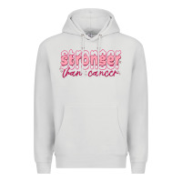 Dove Grey stronger than cancer Premium Hoodie - MaliasSmallBusiness