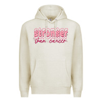 Oatmeal Heather stronger than cancer Premium Hoodie - MaliasSmallBusiness