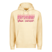 Pina Colada stronger than cancer Premium Hoodie - MaliasSmallBusiness