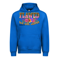 Cobalt flawed but still worthy romans 5 8 Urban Hoodie - NancyCooperArtShop