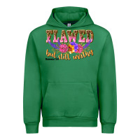 Emerald flawed but still worthy romans 5 8 Urban Hoodie - NancyCooperArtShop
